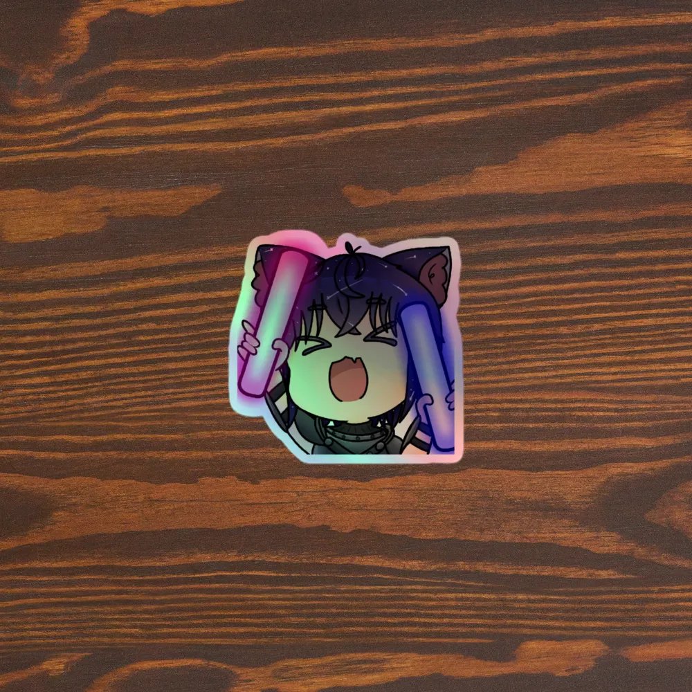 Rave Knight Holographic Sticker product image (3)