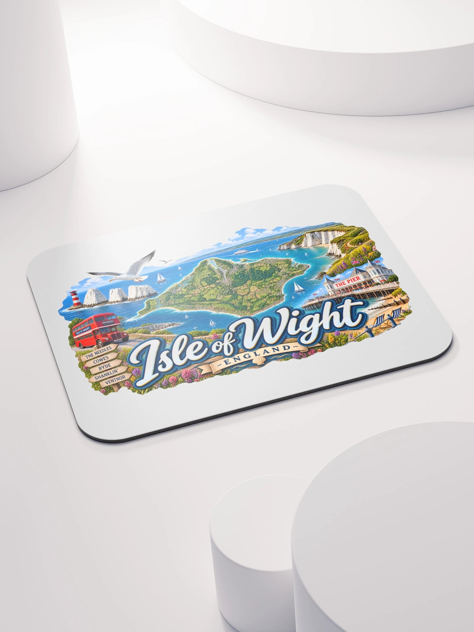 Isle of Wight Scenic Island Mouse Mat product image (4)