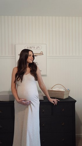 creating our baby boys nursery 🥹 from the cozy recliner to the classic books, @potterybarnkids truly had everything we needed...