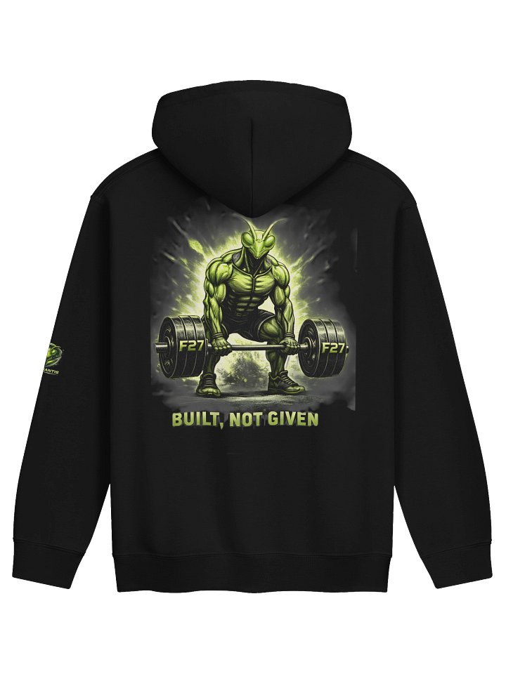 New F27 Mantis Strength In Silence Hoodie | Motivational Gym Wear by FayzieBobs product image (1)
