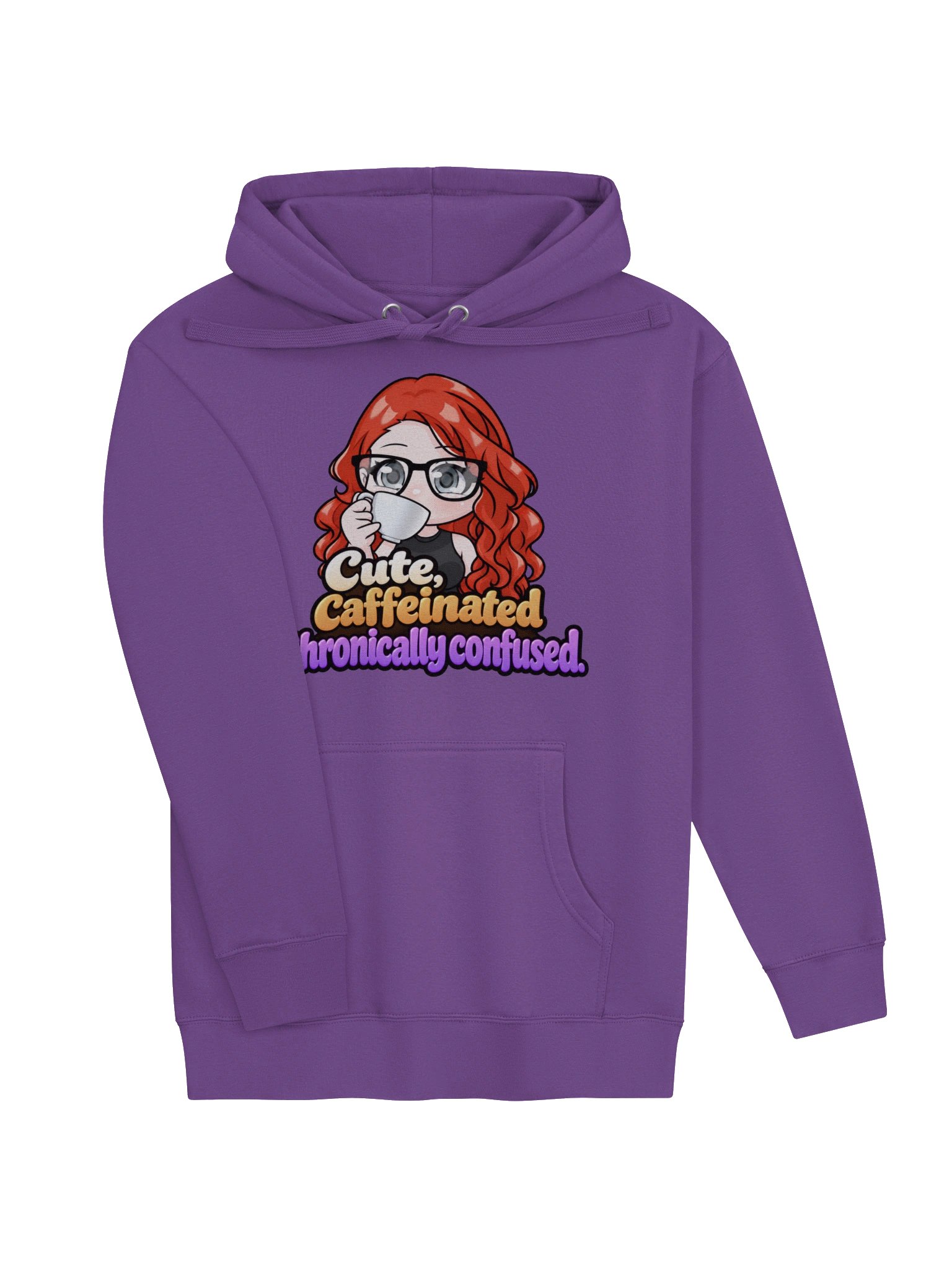 Cute, Caffeinated, and Chronically Confused Hoodie product image (31)