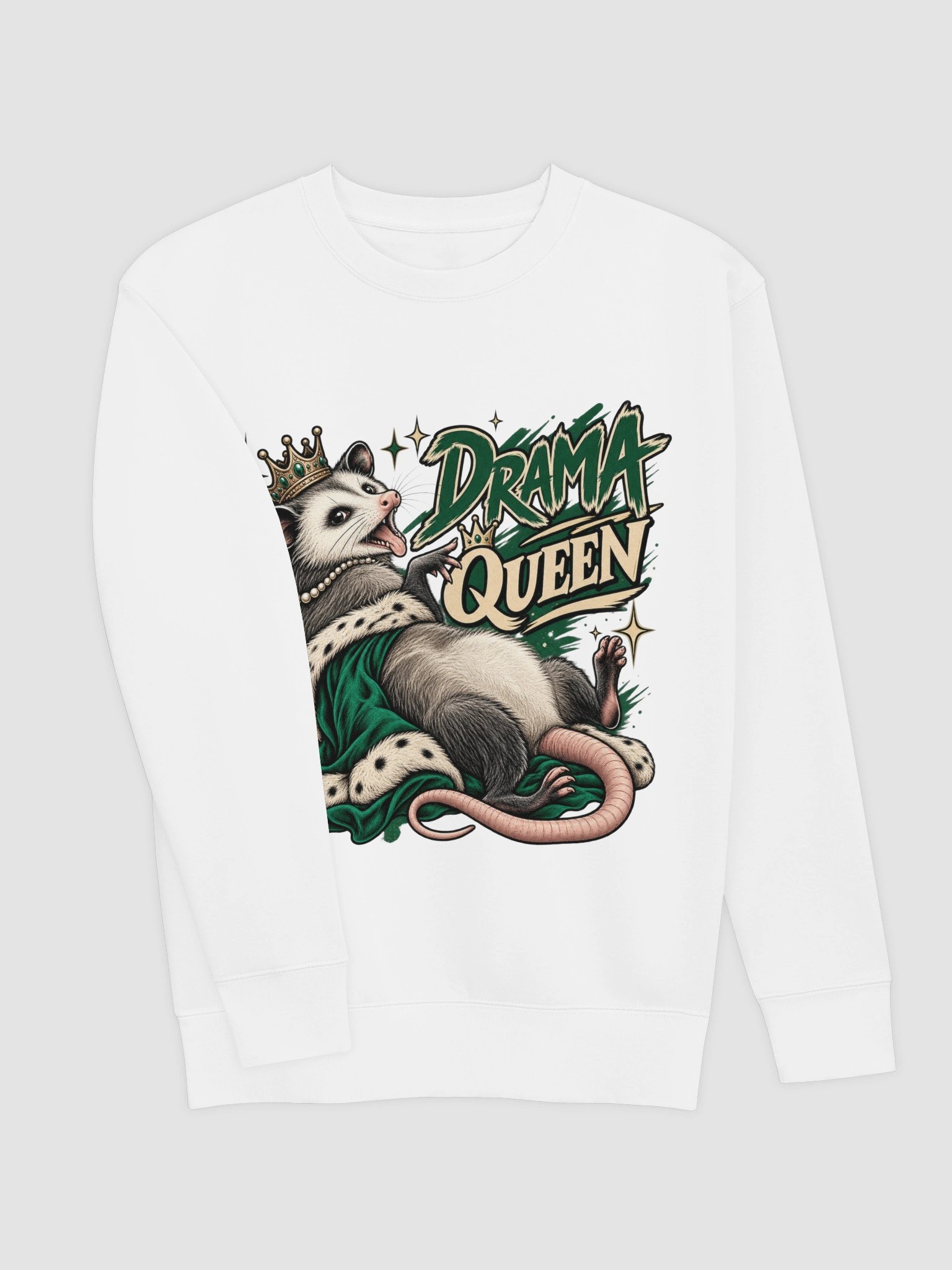 Opossum Drama Queen - Sarcastic Funny Animal Lover Sweatshirt product image (3)