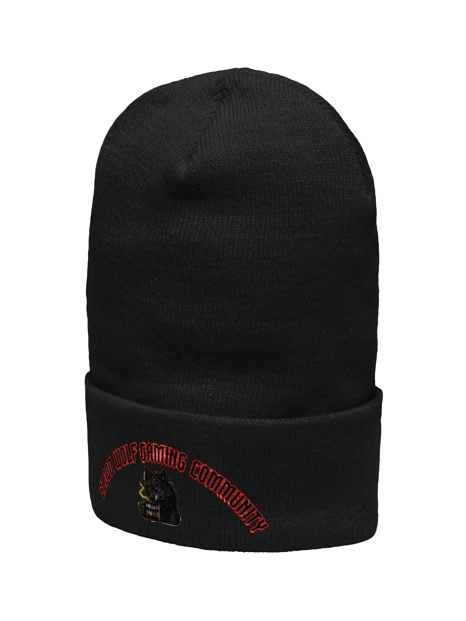Blood Wolf Gaming Cuffed Beanie product image (15)