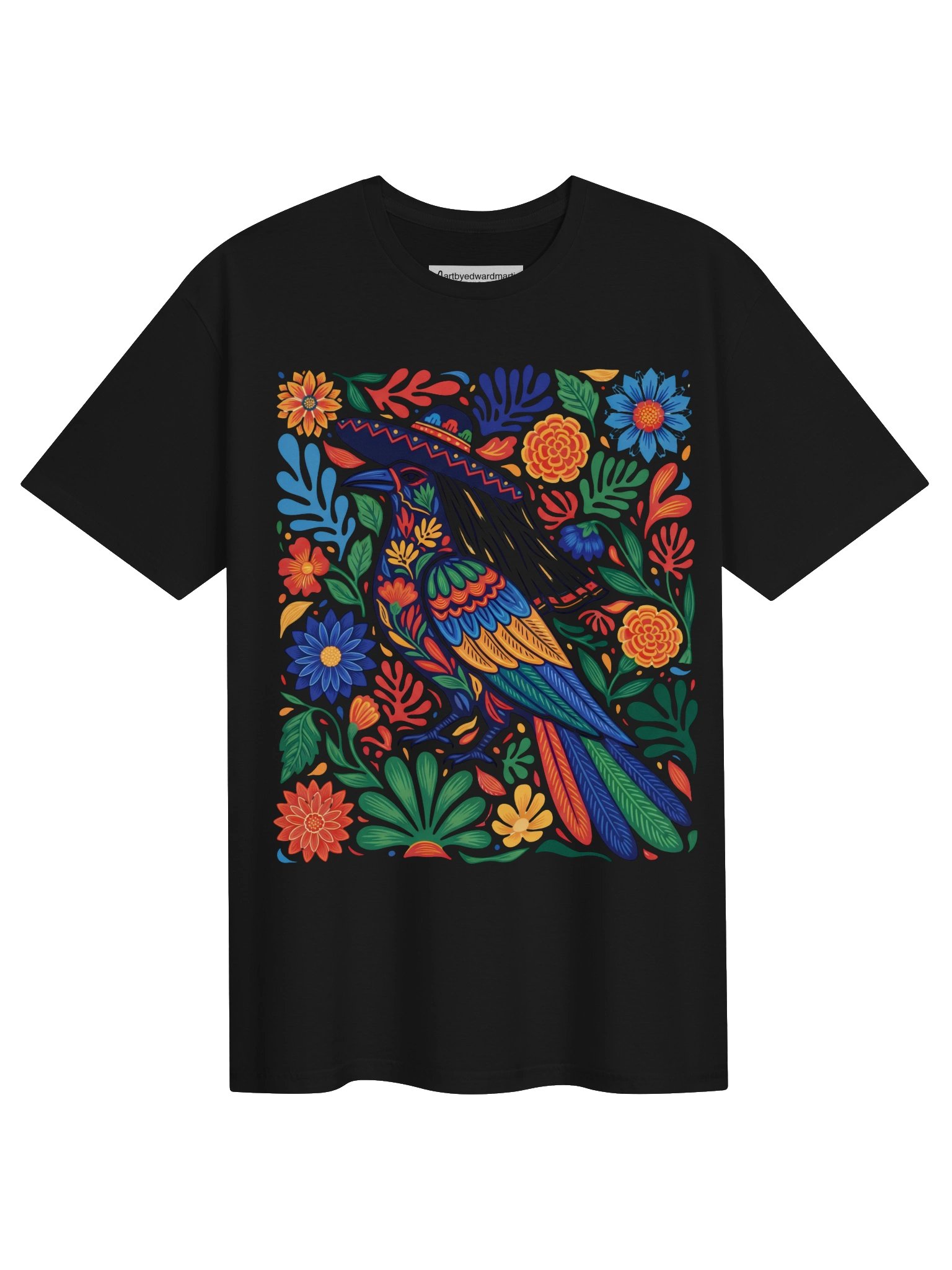 Folk-Art Raven Fiesta Tee product image (4)