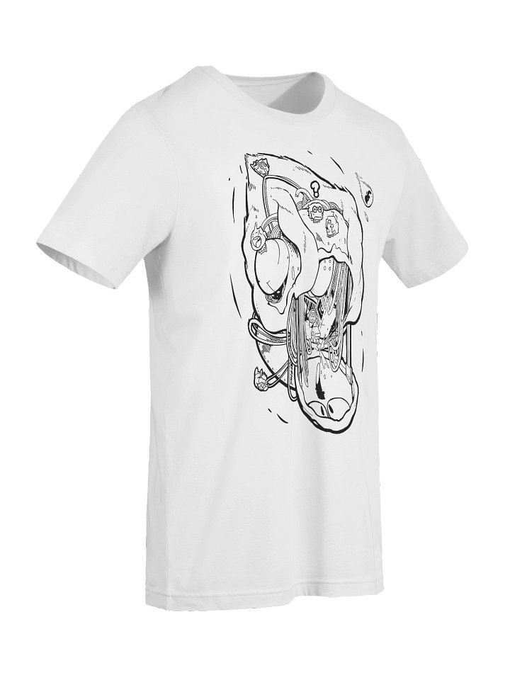 Crashing DeeDee Tee (White/Heather) product image (2)