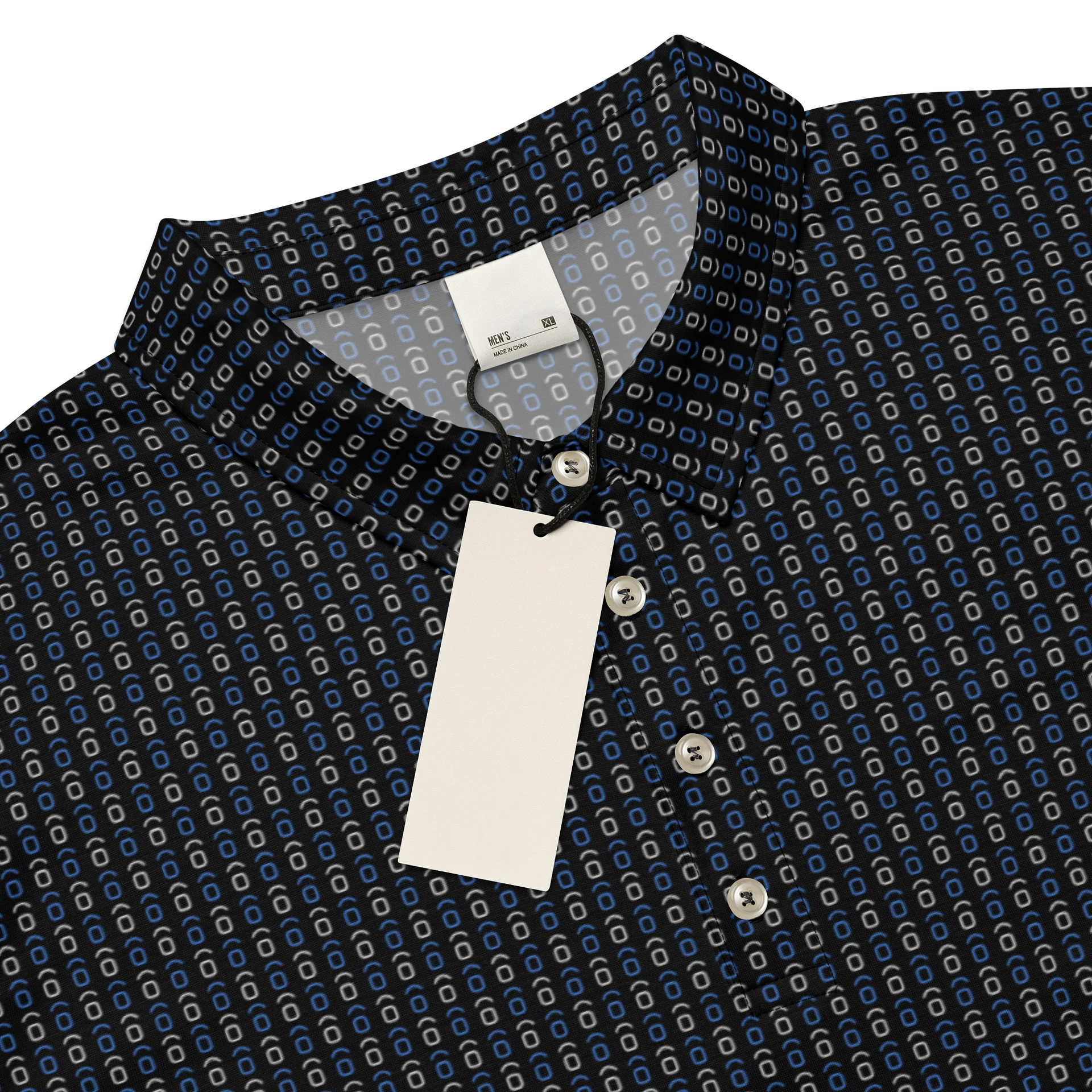 OVTLYR ALL OVER PRINT - POLO SHIRT - RUNS SMALL (ORDER NEXT SIZE UP) - Black product image (4)