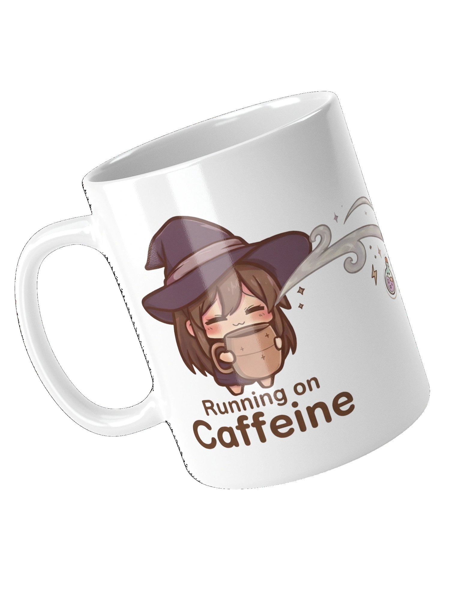 Running on Caffeine and Questionable Magic - Cozy Witch Mug product image (5)