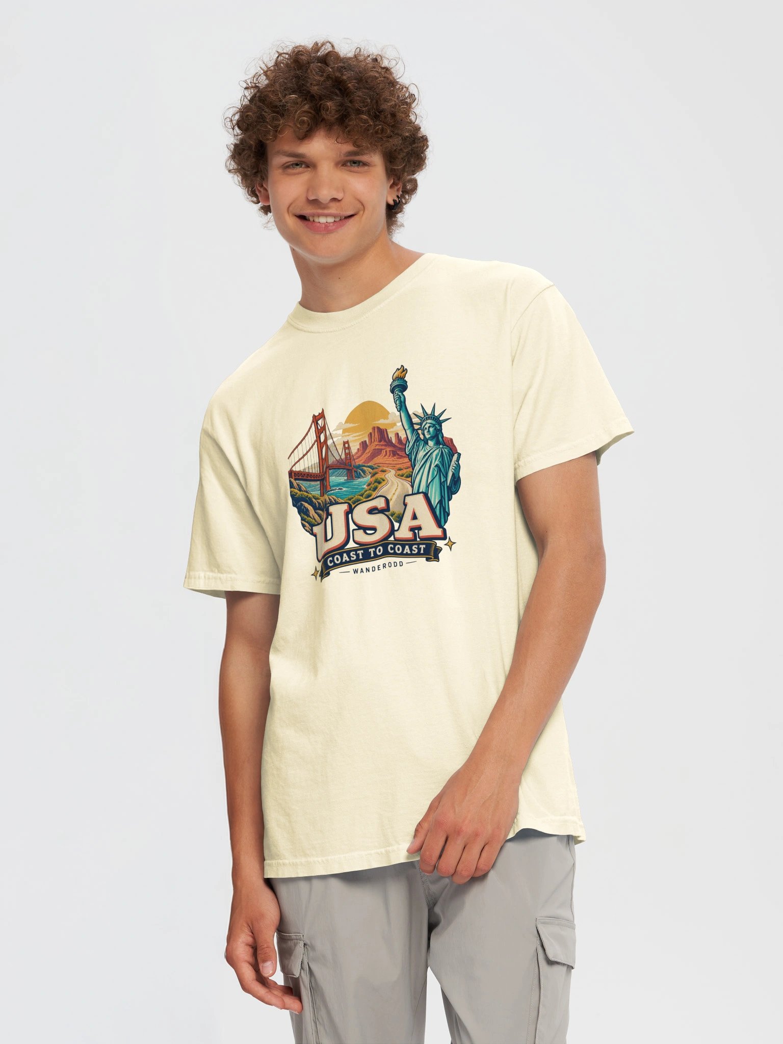 USA Coast to Coast Graphic T-Shirt – Comfort Colors® | WanderOdd product image (37)