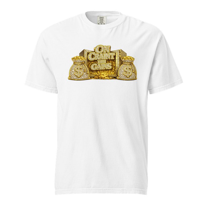 T-Shirt blanc « On craint des gains » product image (1)