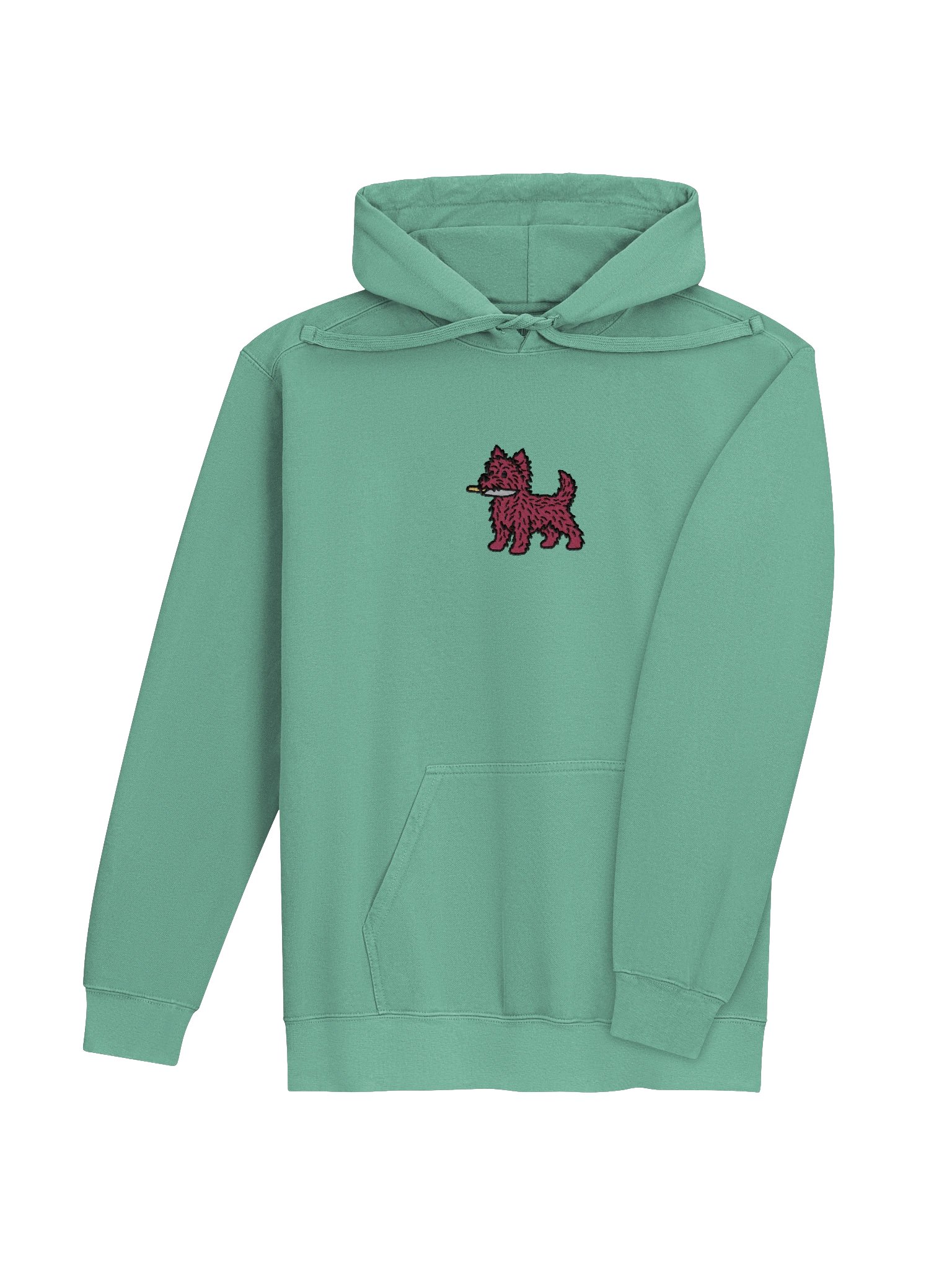 Funny Chibi-Style Cairn Terrier(Red) Embroidered Premium Hoodie product image (44)
