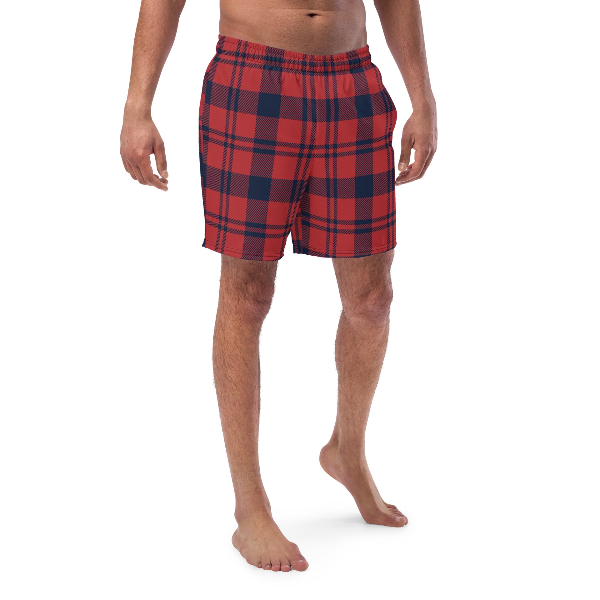 Buffalo Plaid Paradise Swim Trunks product image (1)