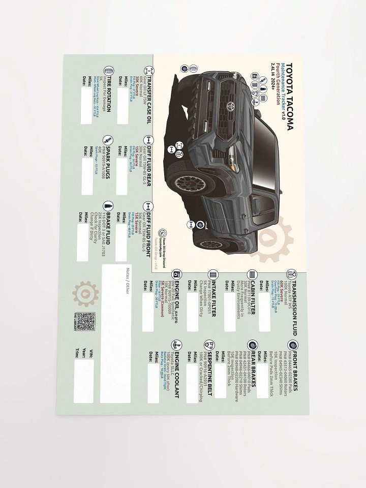 4TH GEN MAINTENANCE TRACKER V1.0 - Underground product image (2)