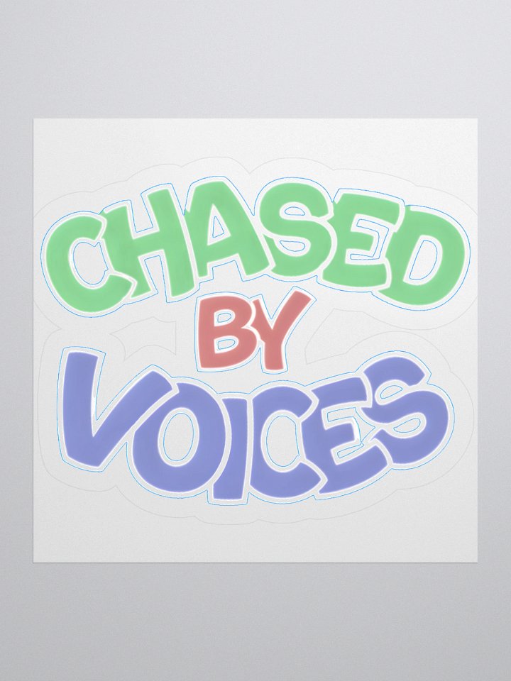 ChasedByVoices Kiss Cut Stickers product image (1)
