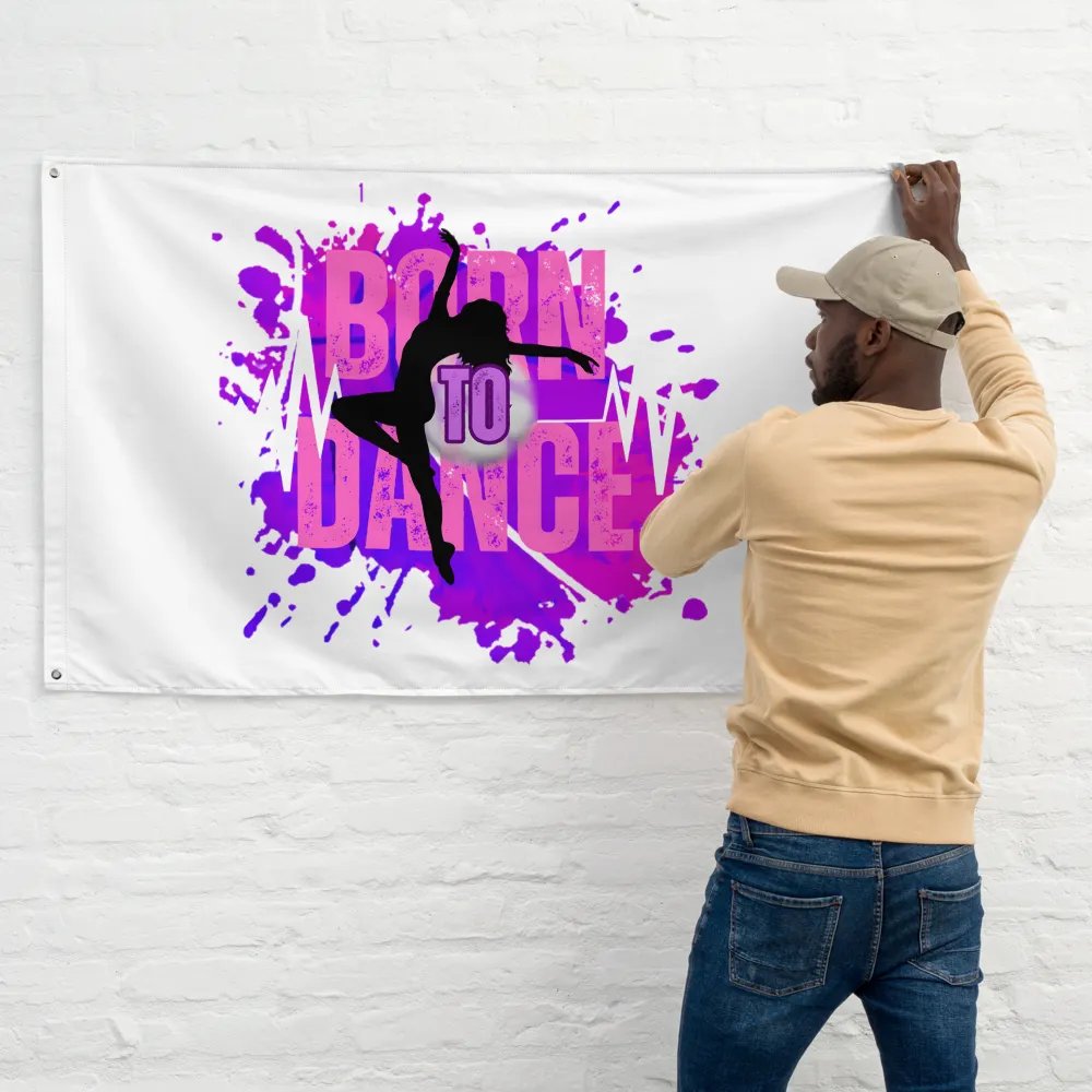 Born to Dance Her Silhouette Flag product image (11)