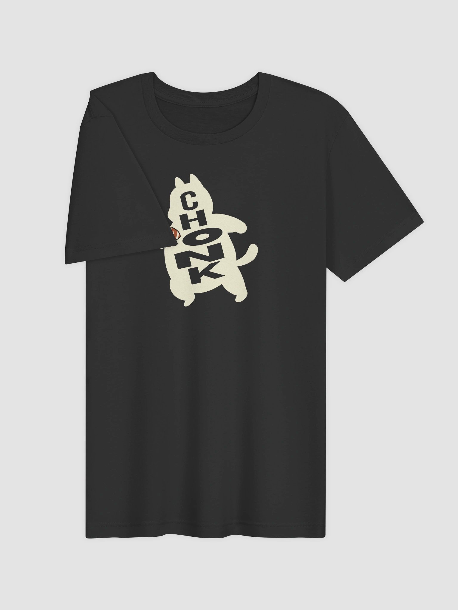 American Football Chonk Cat 1 - Unisex Adult Super Soft Lightweight T-shirt product image (2)