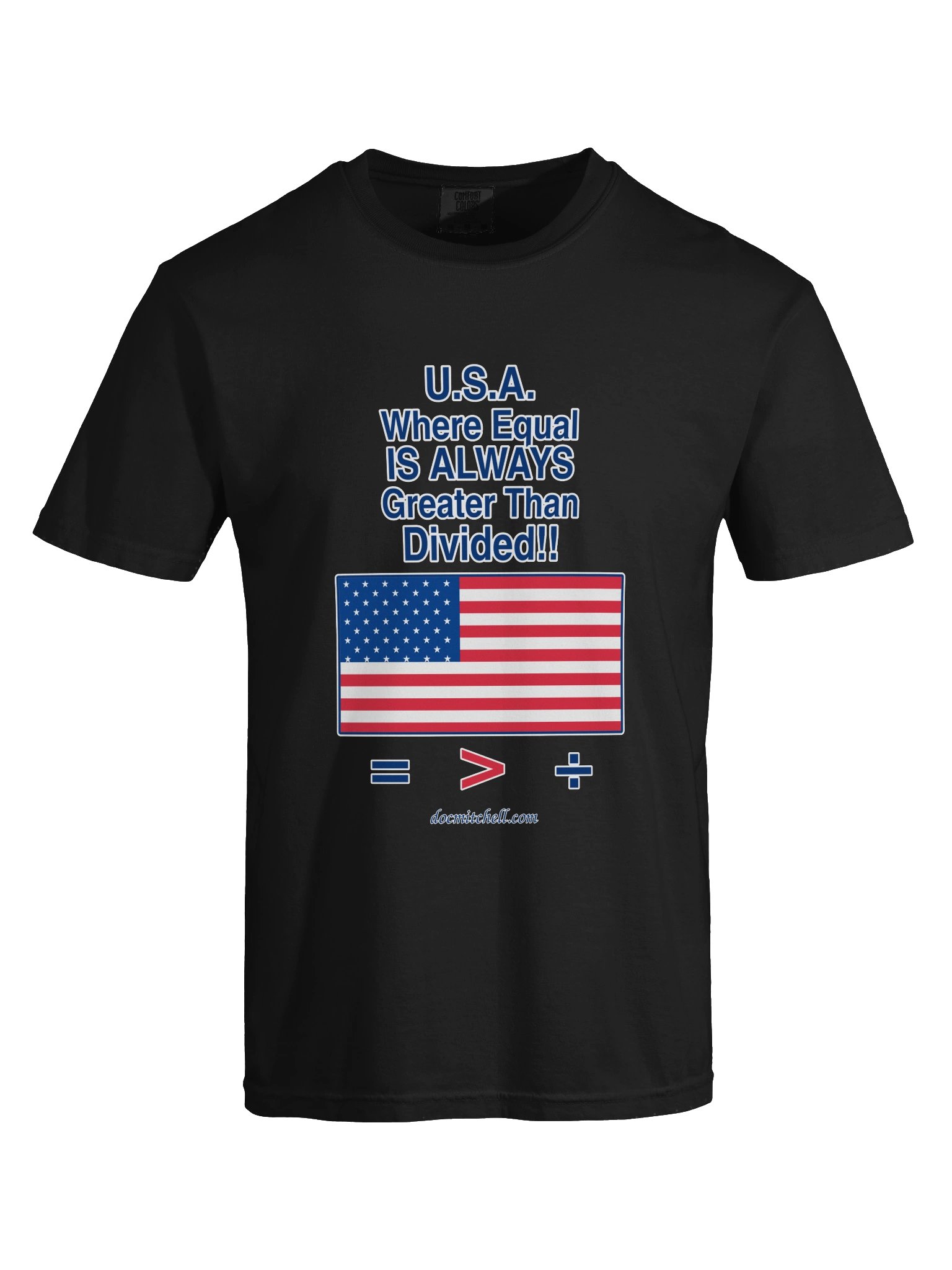Equal Is Greater Than Divided USA Tee product image (58)