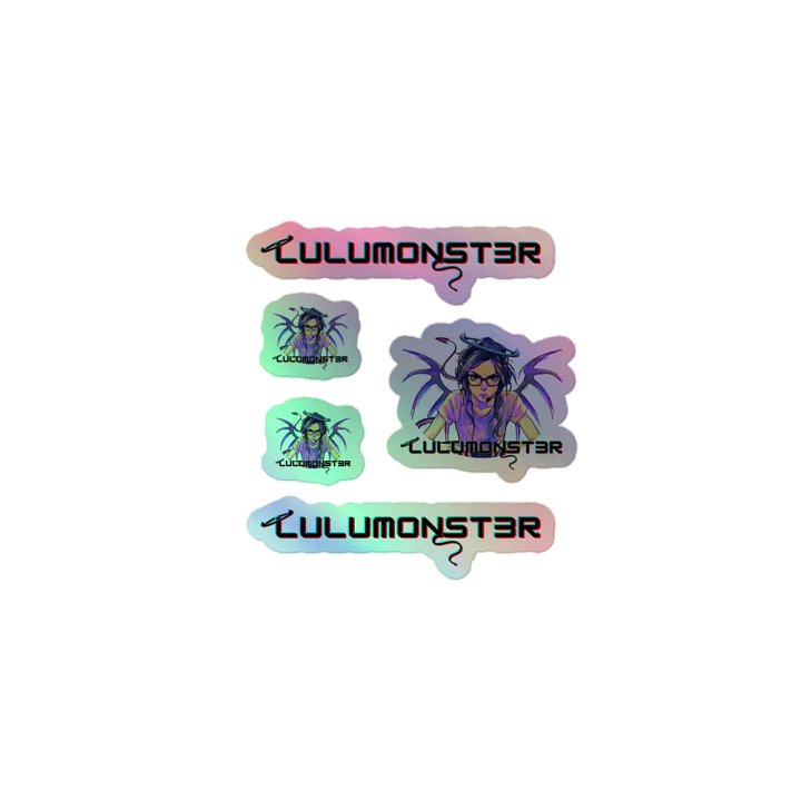 LuluMonst3r's Rafa Holographic Stickers product image (1)
