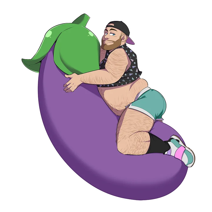 Eggplant Boy Sticker product image (1)