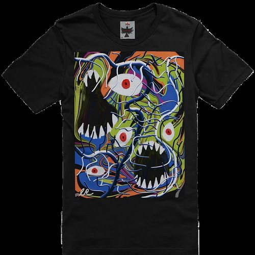 Watching the Met Gala red carpet while doing weird art and putting it on shirts. I love wearing my own shirts now, though I w...