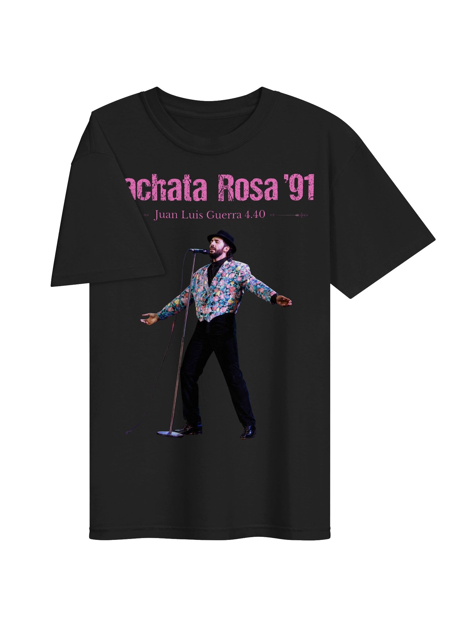 Bachata Rosa Vintage T-shirt + Digital Album (Dark) product image (3)