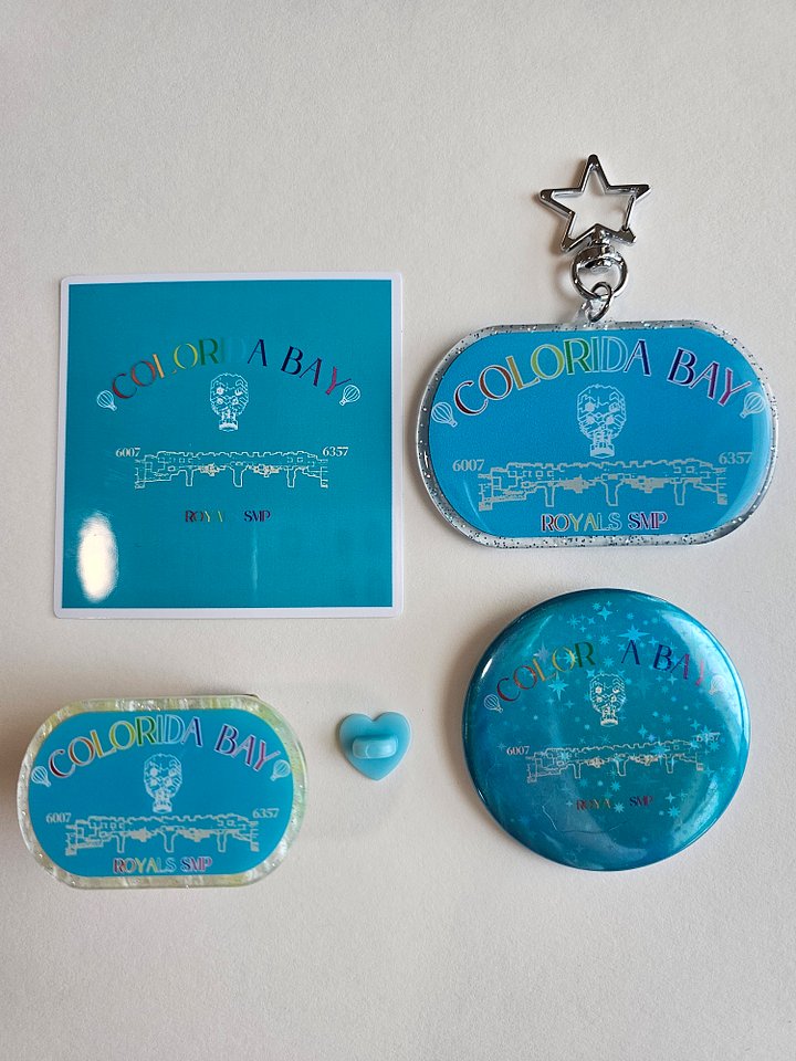 Colorida Bay Merch (Stickers, Keychains, Pins, & Buttons) product image (1)