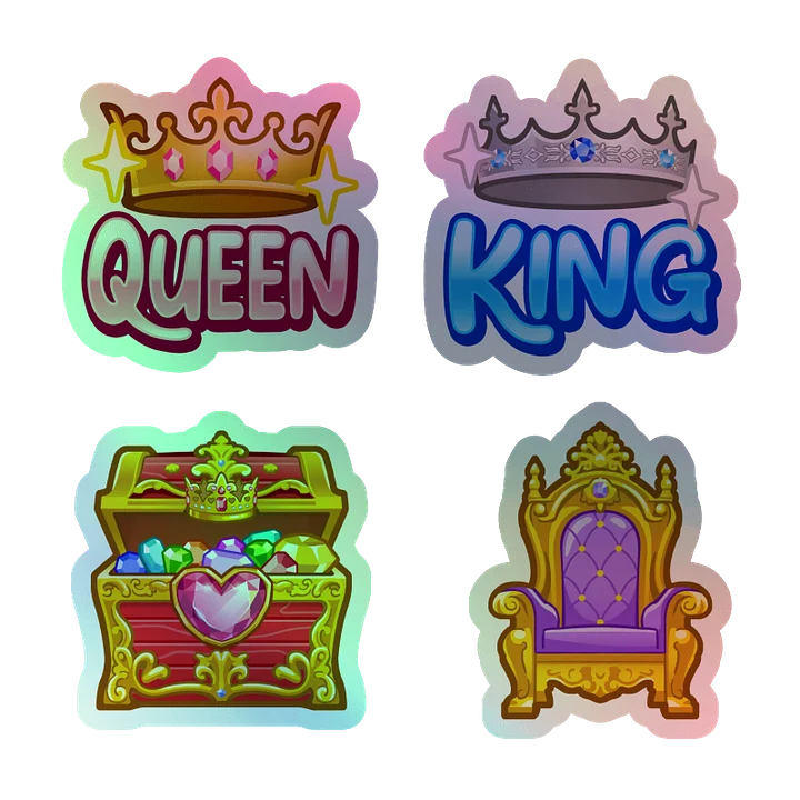 Throne Room Holographic Stickers (x4) product image (1)
