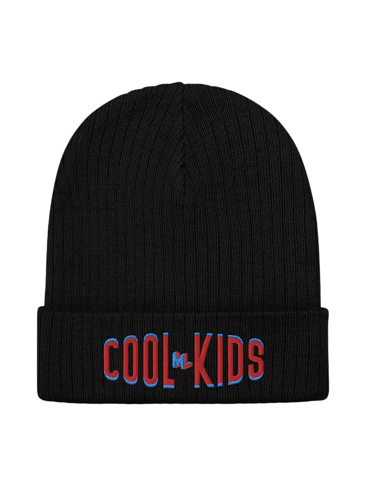 Embroidered Cool Kids - Ribbed Knit Beanie product image (1)