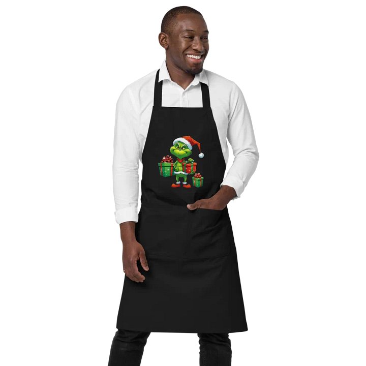 Festive Furry Santa Apron product image (1)