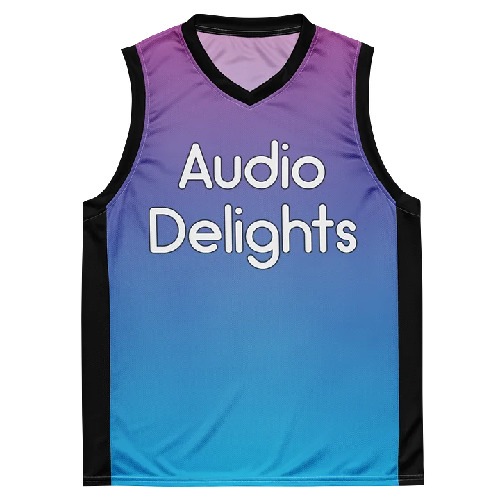 Audio Delights Basketball Jersey product image (2)