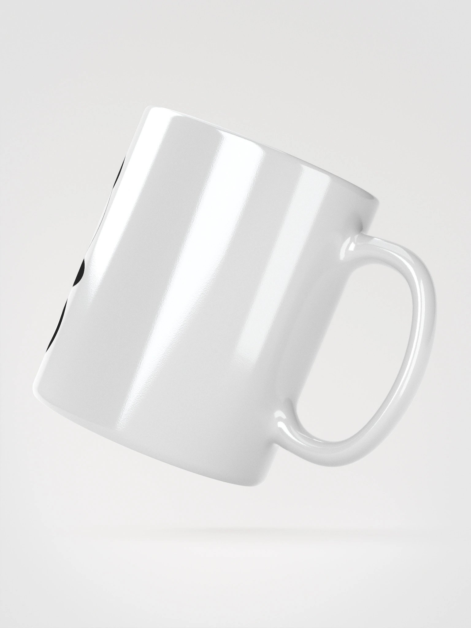 Panda Smile White Glossy Mug product image (2)