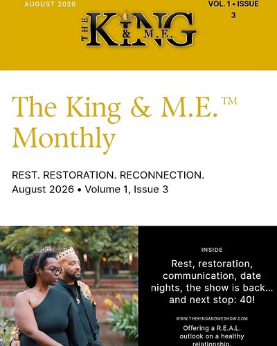 Our latest newsletter is LIVE!!! Go check it out at www.TheKingandMEshow.com 💜
#August #blacklovematters