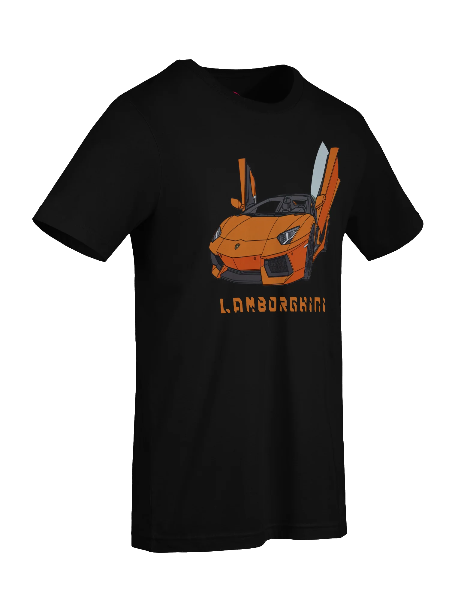 Orange Lamborghini Aventador Shirt (Retro, Sketch, Silhouette) product image (80)