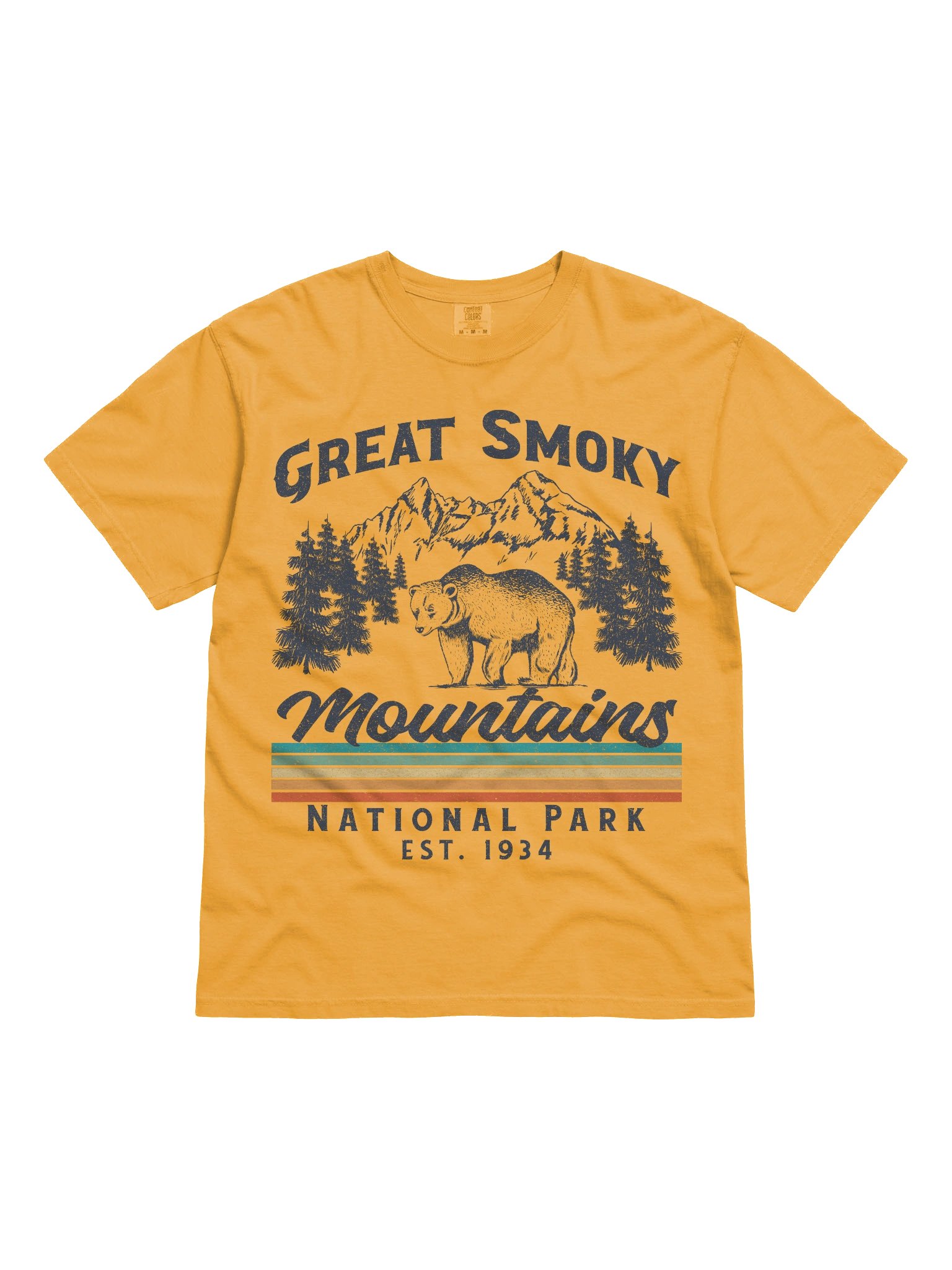 Great Smoky Mountains National Park Shirt – Vintage Bear Mountain Retro Outdoor Tee product image (4)