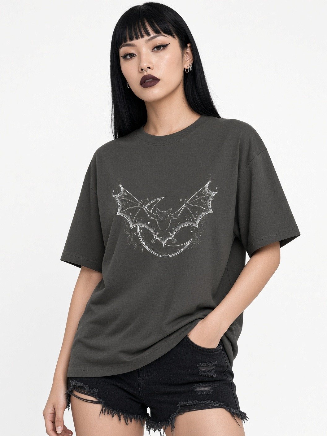 Crescent Bat Heavyweight Box Tee product image (1)