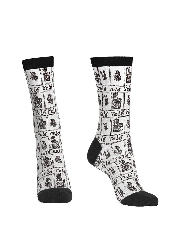 Royalty Print Eco-Friendly Art Crew Socks product image (2)