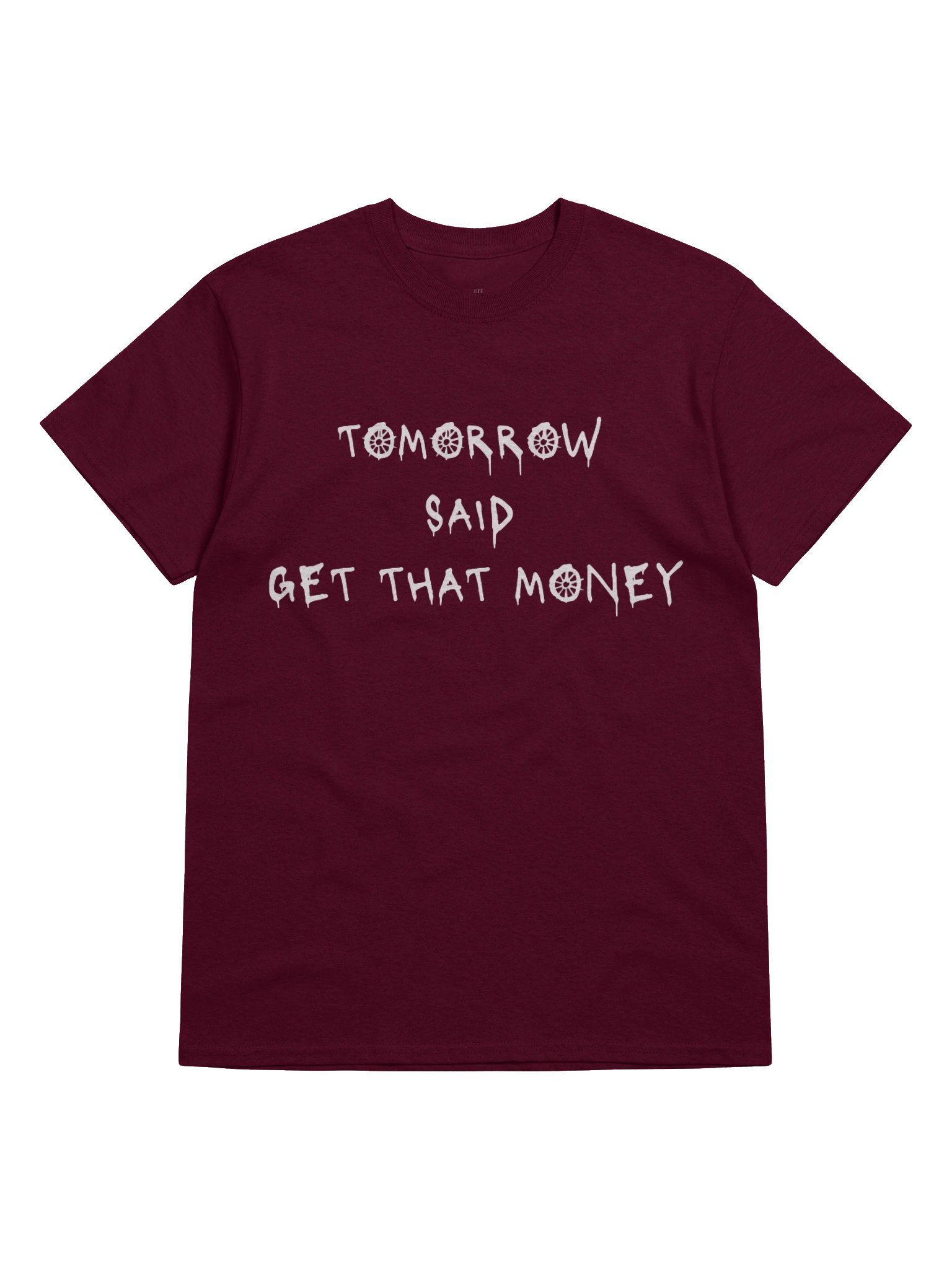 Tomorrow Said T-Shirt- Maroon product image (5)