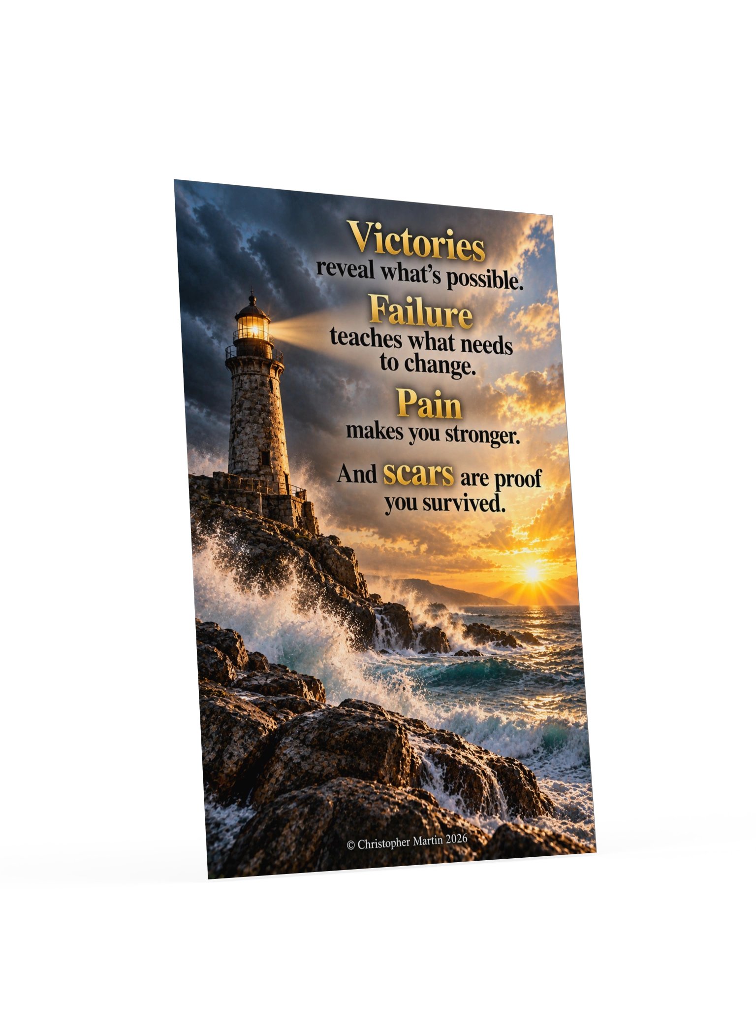 Victories, failure, pain ad scares! product image (4)