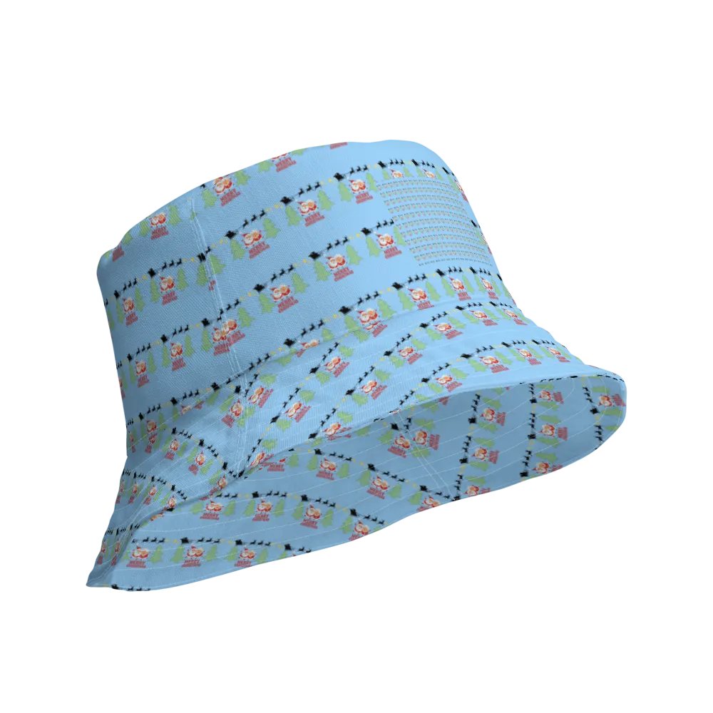 MERRY CHRISTMAS SANTA RIDES BABY BLUE product image (3)