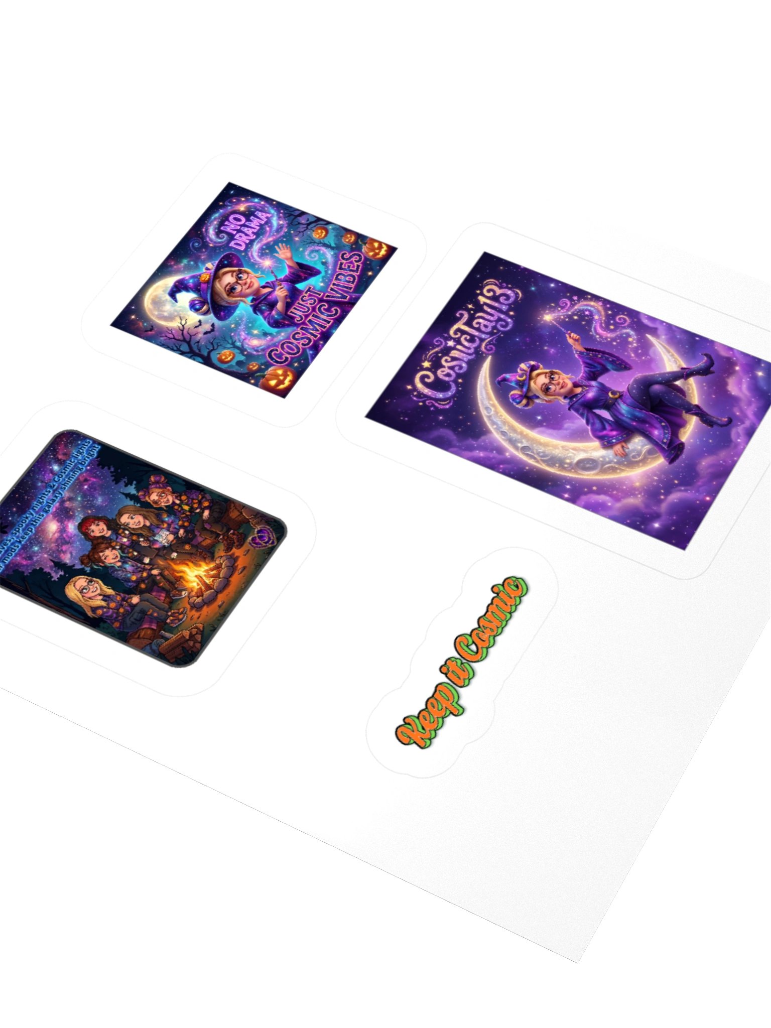 COSMICTAY13 HALLOWEEN VIBES — KISS-CUT STICKER SET product image (8)