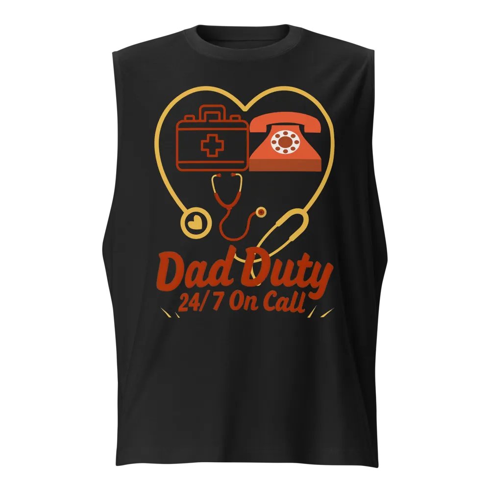 Dad Duty 24/7 On Call Muscle Tank product image (1)