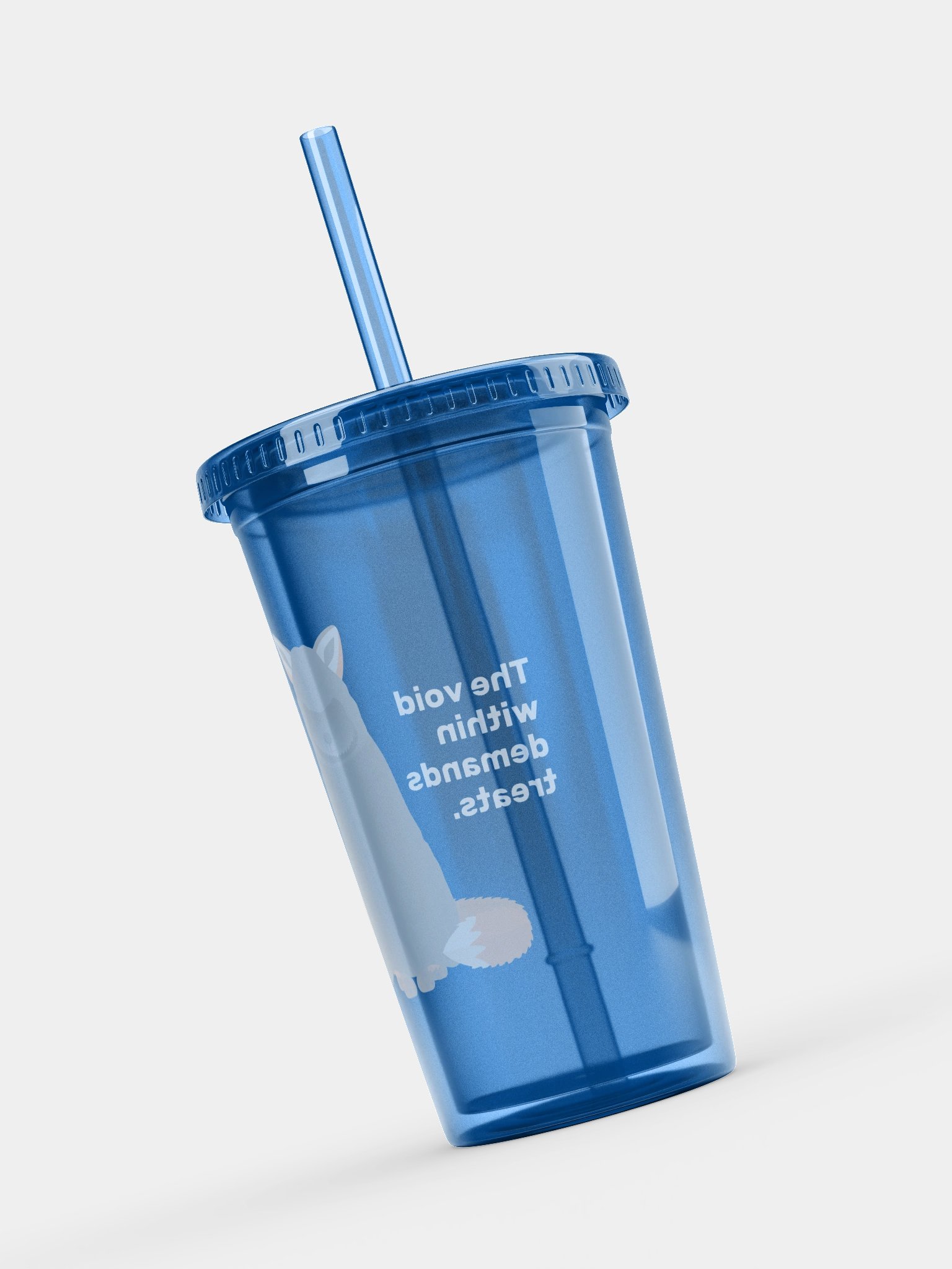 Cloaked Fox Transparent Tumbler product image (8)