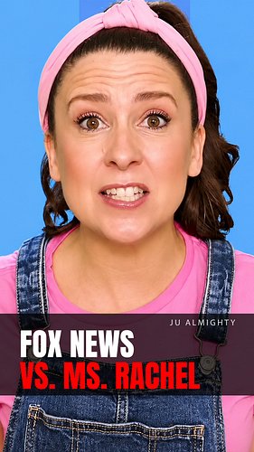 Fox News wants to silence Ms. Rachel 🤐 #jualmighty