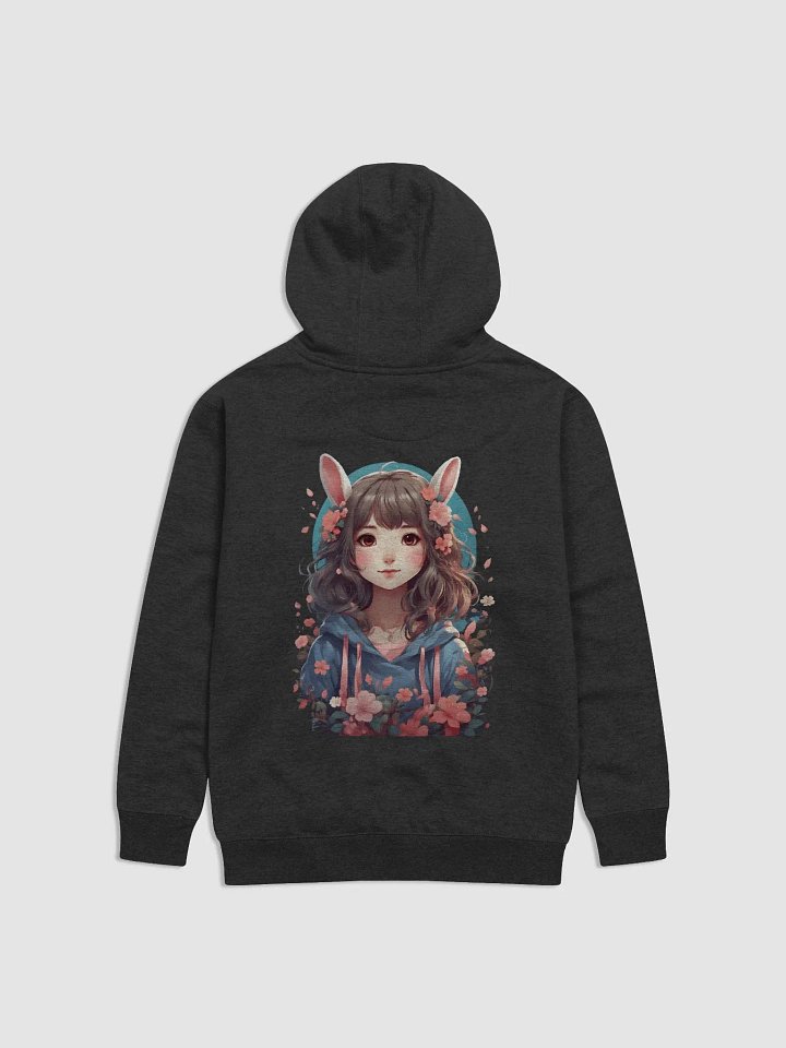 Kawaii Floral Serenity Rabbit Hoodie product image (14)