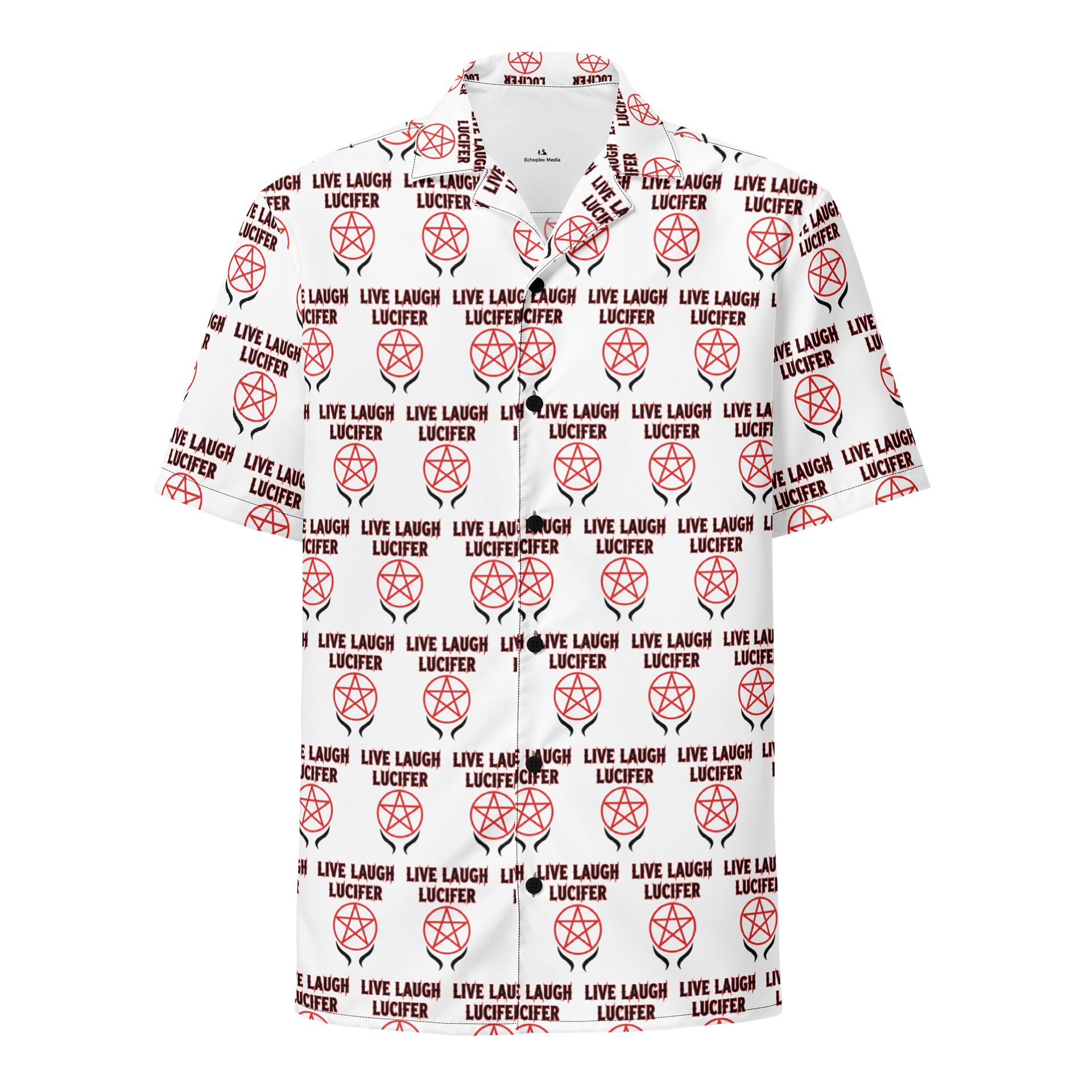 Live Laugh Lucifer 2026 Hawaiian Shirt - All Over Print product image (1)