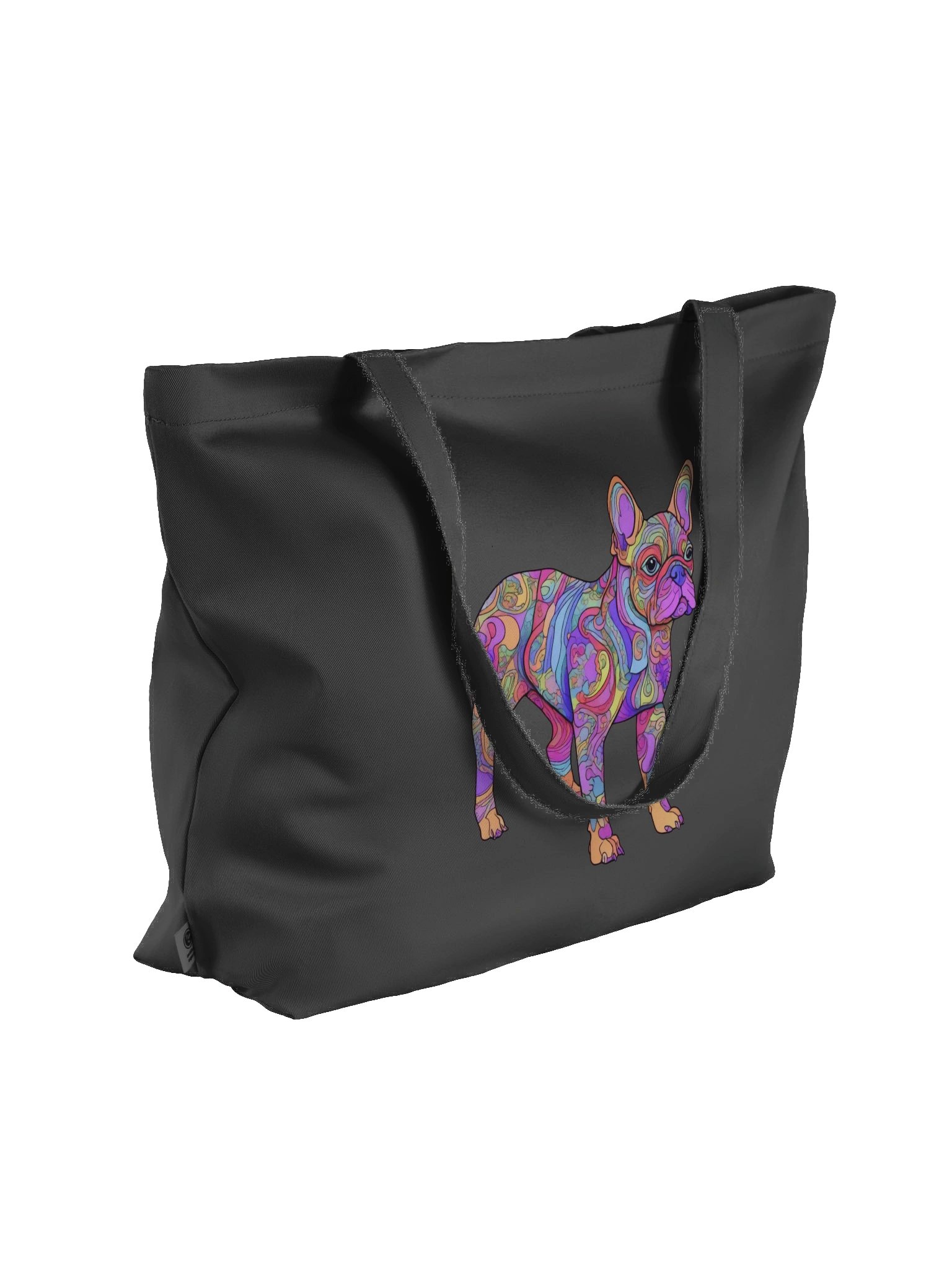 Groovy Frenchie #1 - Eco-conscious Organic Cotton Tote product image (5)