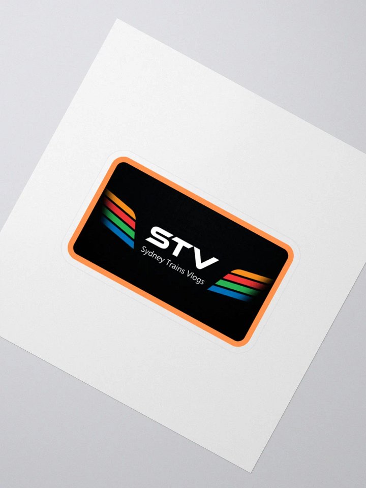 STV Orange Border Sticker product image (6)