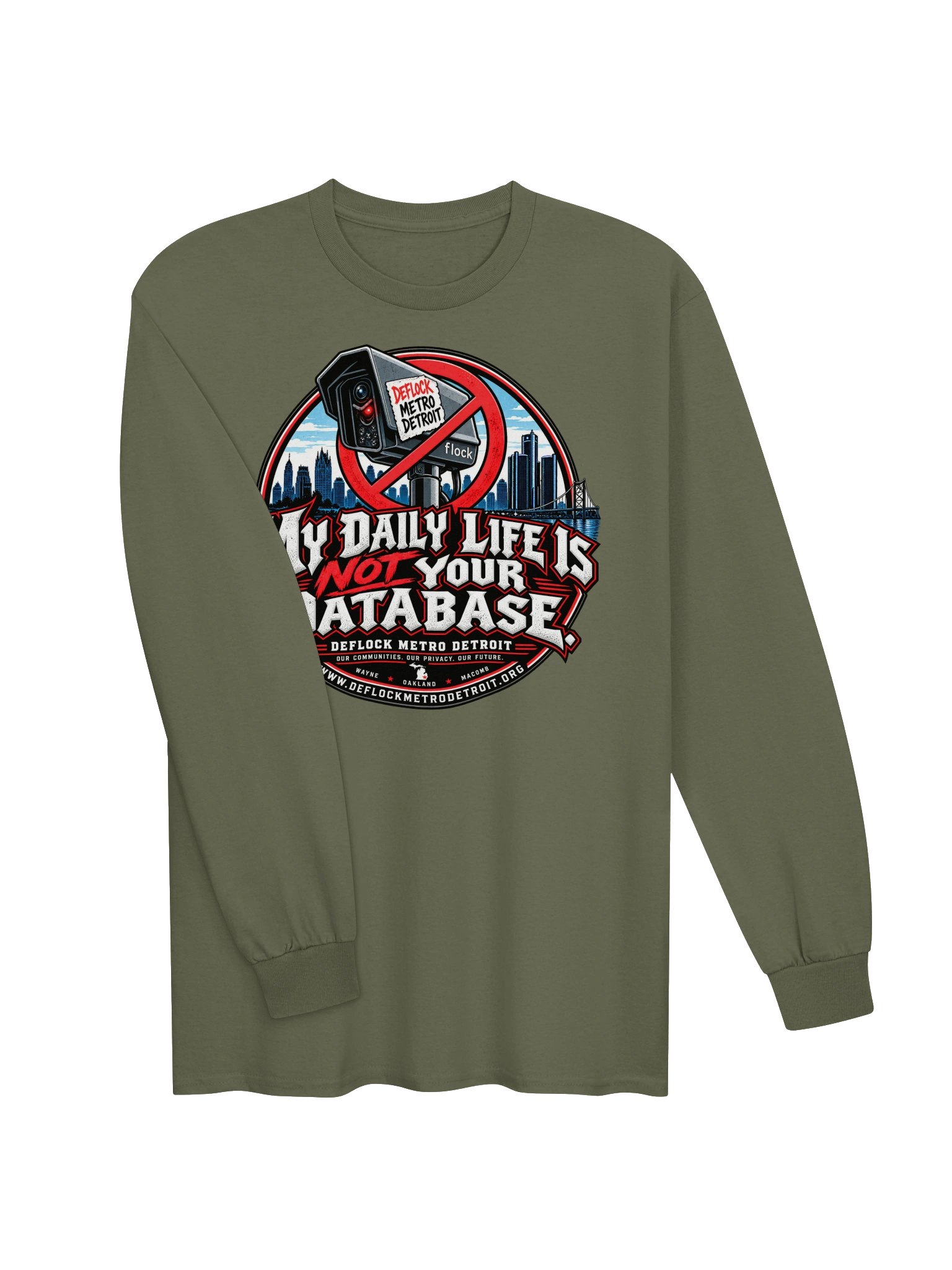 My Daily Life Is Not Your Database Long Sleeve Tee product image (7)