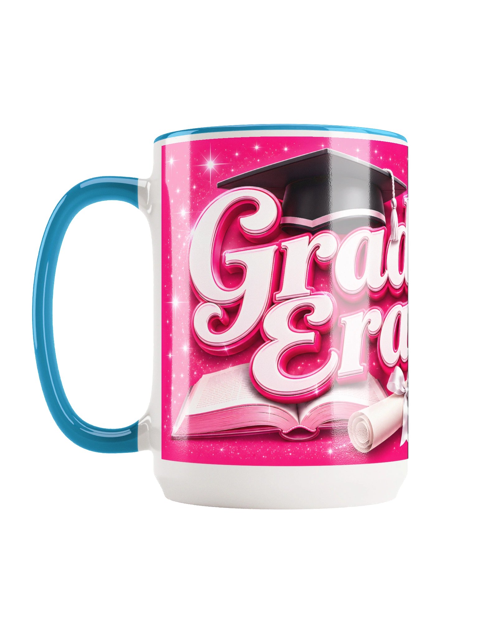 "Grad Era" Graduation Mug — Pink Wrap product image (2)