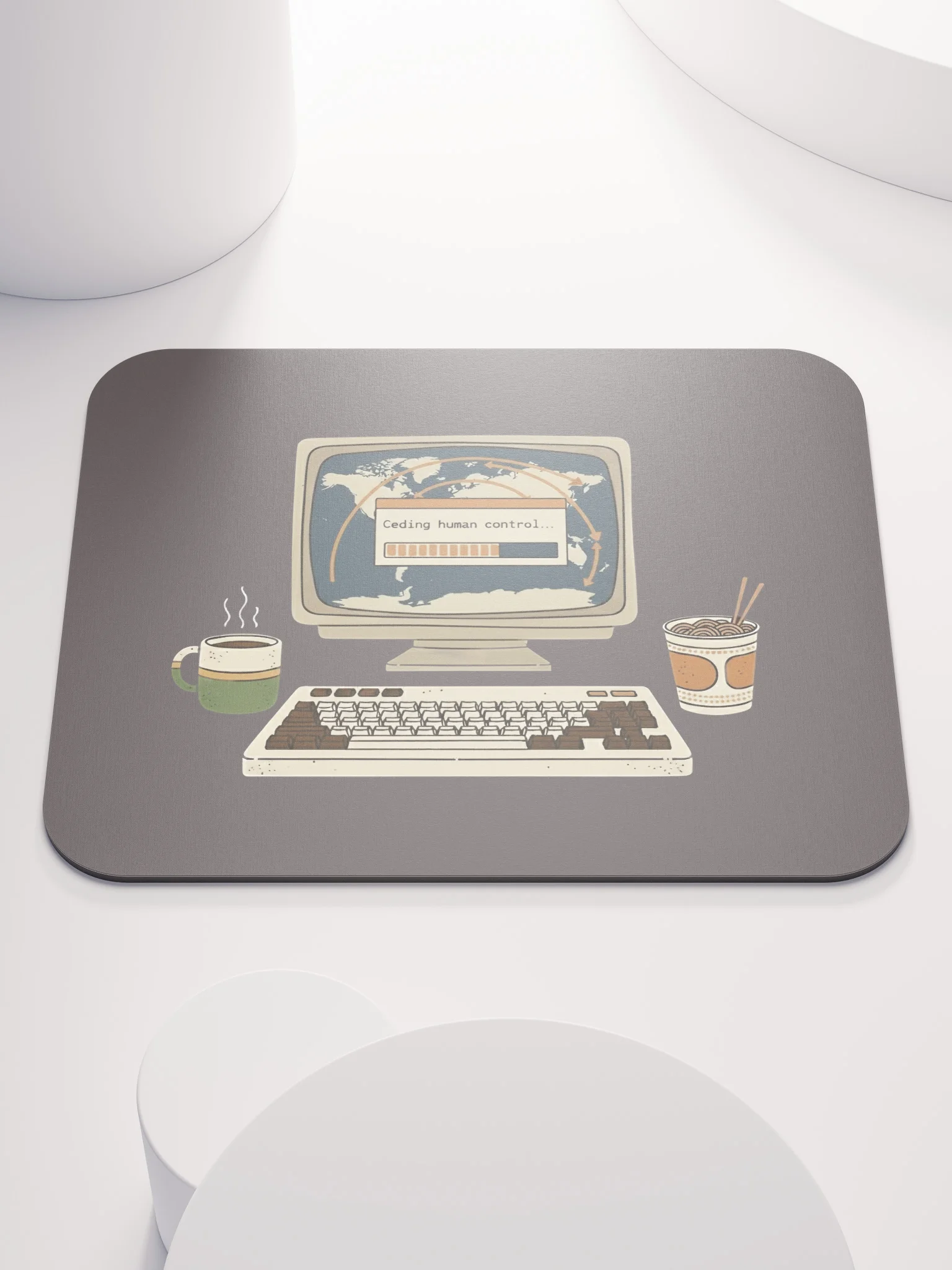 Ceding Human Control Mousepad product image (1)