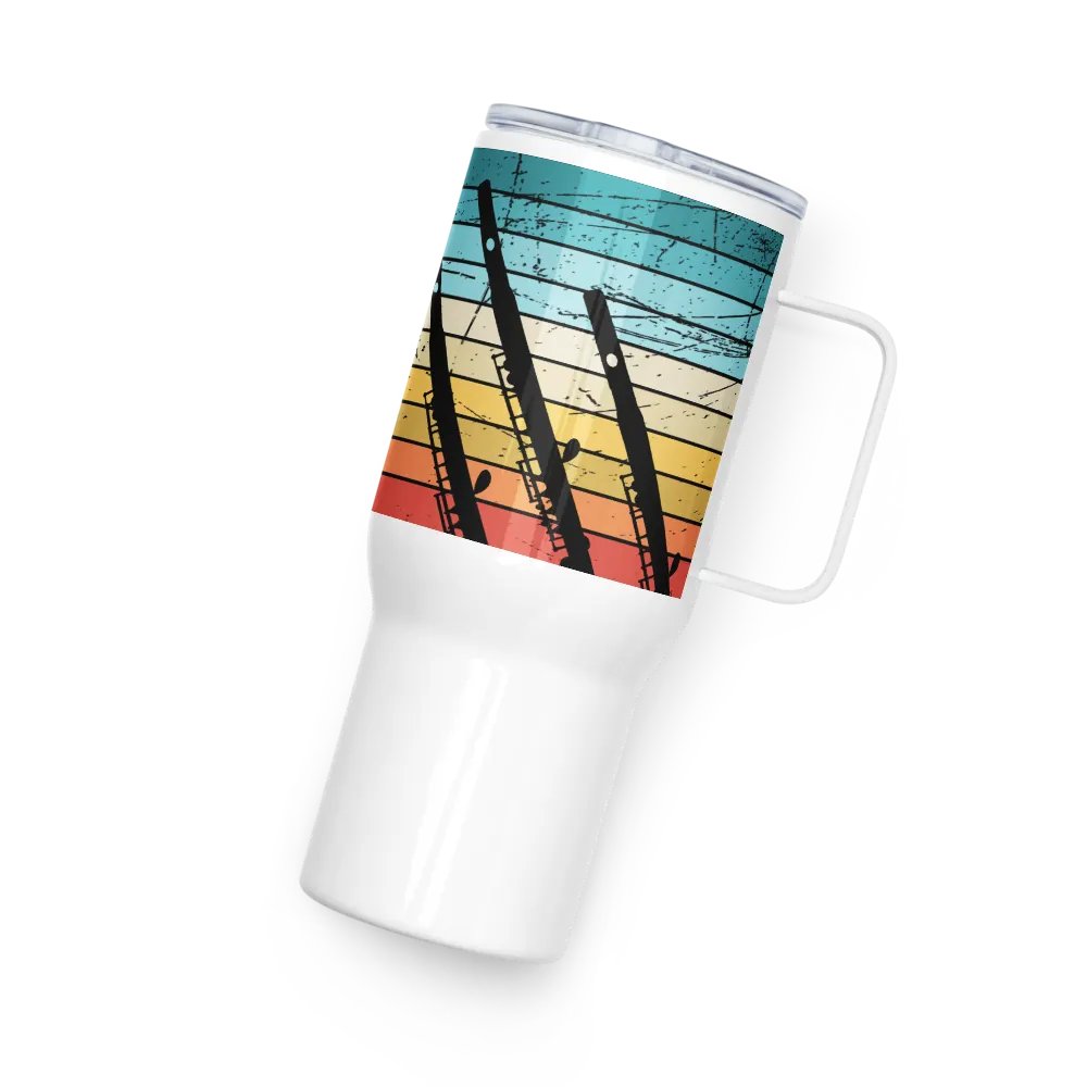 Abstract Flute Stainless Steel Travel Mug - Piccolo product image (4)